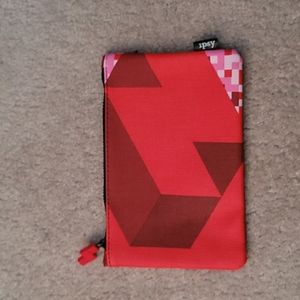 Ipsy Tetris Red Cosmetic Bag